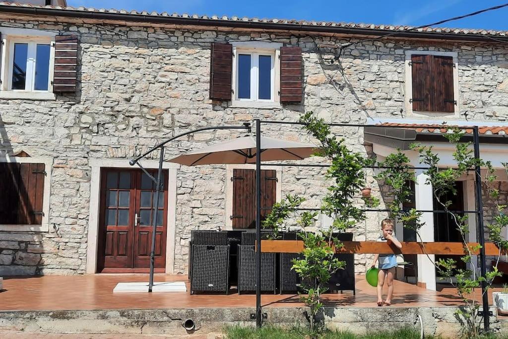 Holiday Home For 8 People, Pool + Sea View Vilanija Exterior foto