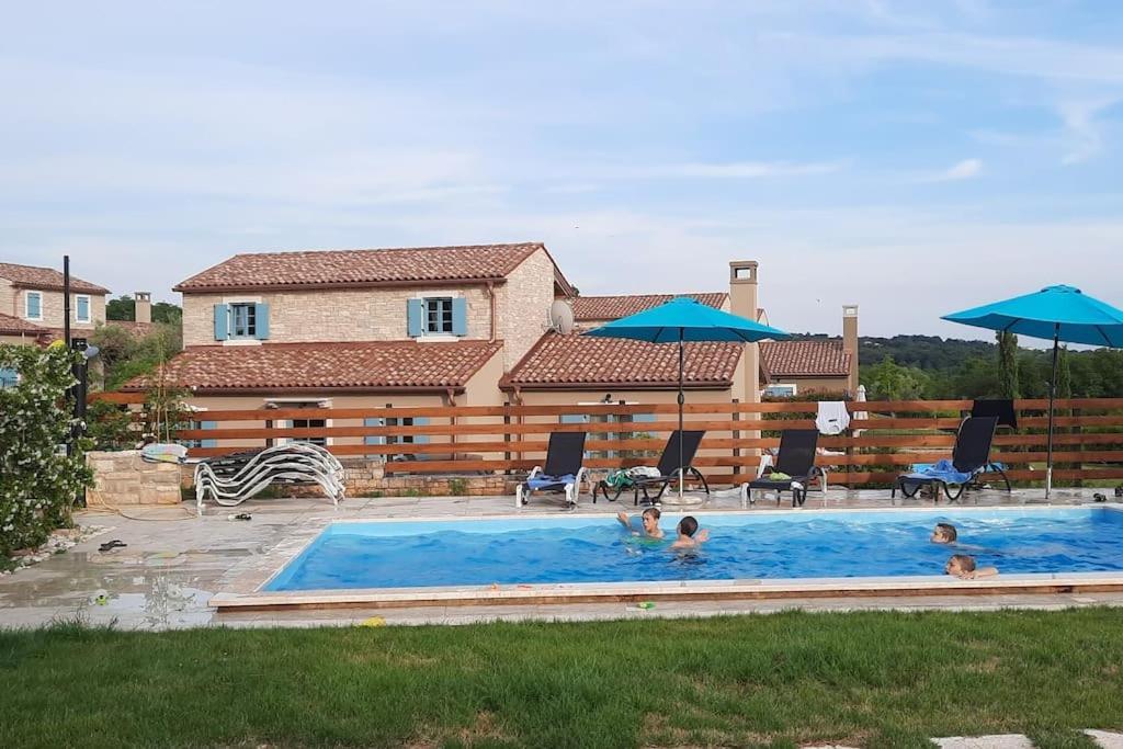 Holiday Home For 8 People, Pool + Sea View Vilanija Exterior foto